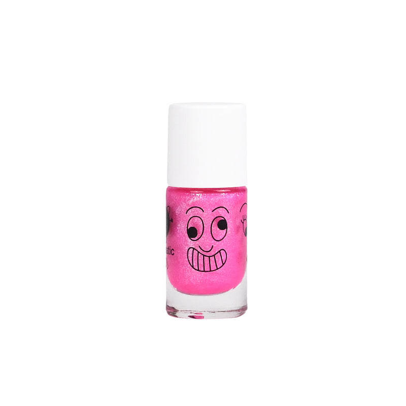 Nailmatic - Kids - Pinky Water-Based Nail Polish - Neon Pink Glitter - product view