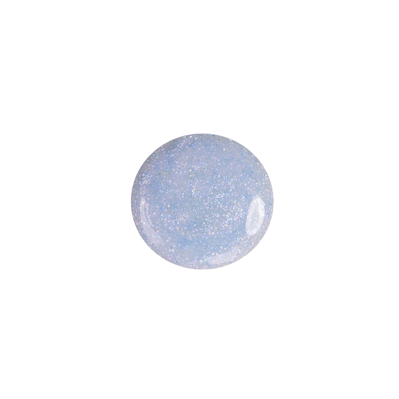 Nailmatic - Kids - Merlin Water-Based Nail Polish - Pearly Blue - colour detail