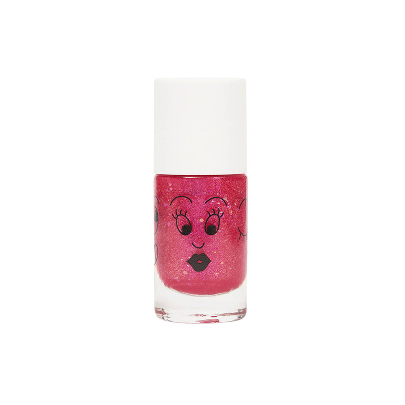 Nailmatic - Kids - Sissi Water-Based Nail Polish - Pink Glitter - product view