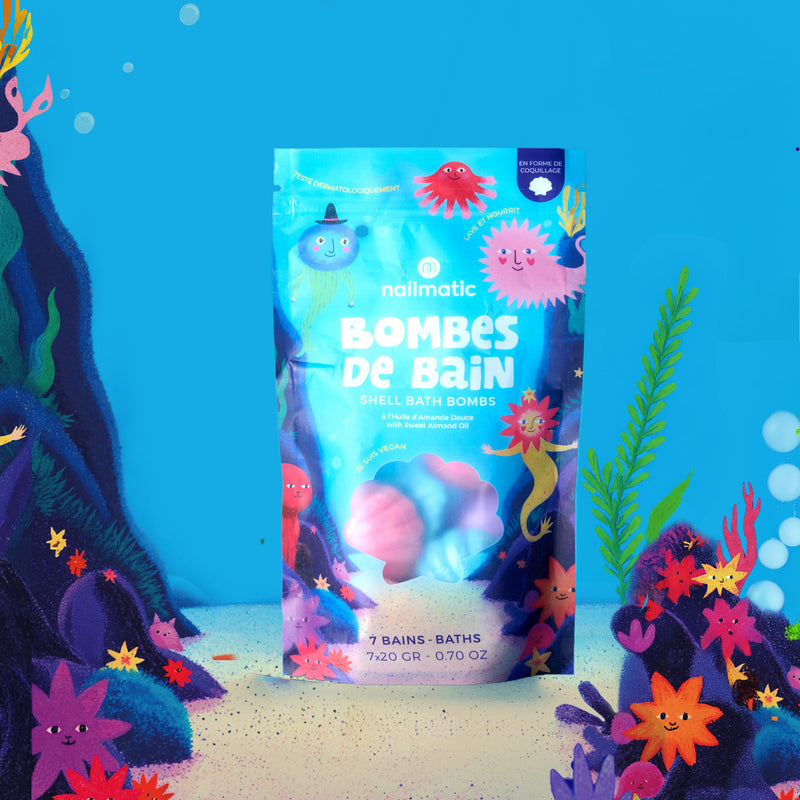 Nailmatic - Kids - Shell Bath Bombs (7-Pack) - product view