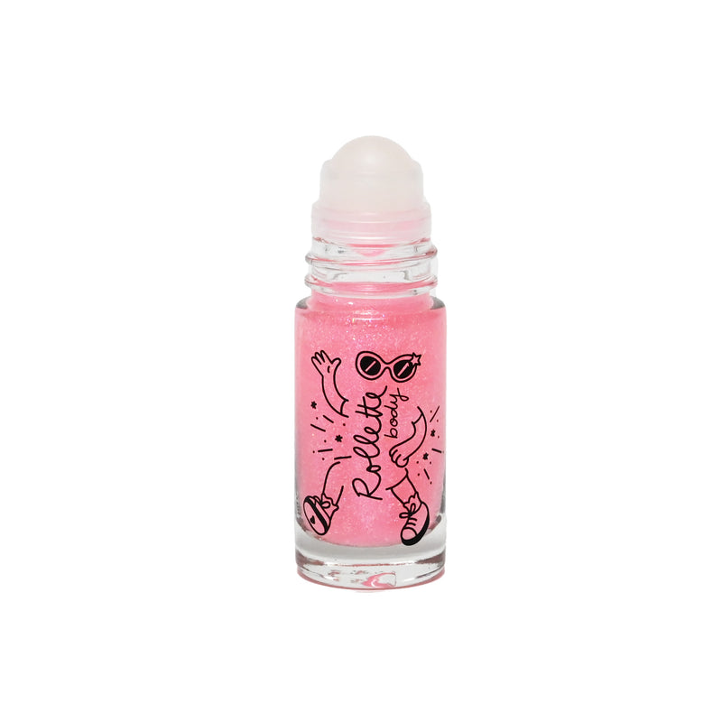 Nailmatic - Kids - Body Rollette Glitter Gel - Raspberry - product view