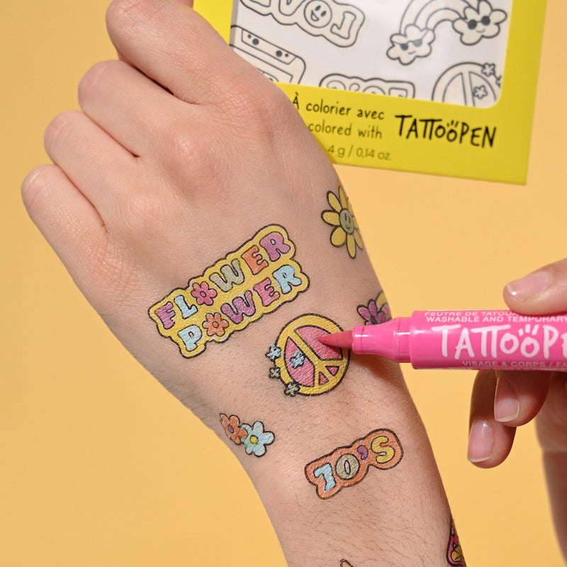 Nailmatic - Kids - Tattoopen Temporary Tattoo Pen - Pink - product view