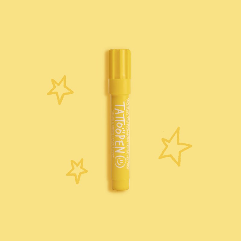 Nailmatic - Kids - Tattoopen Temporary Tattoo Pen - Yellow - product view