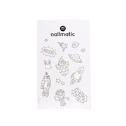 Nailmatic - Kids - Tattoo Artist Colouring Temporary Tattoos - Galaxy (12 Pieces) - product view