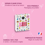 Nailmatic - Kids - Pop Nail Polish and Nail Stickers Set - product view