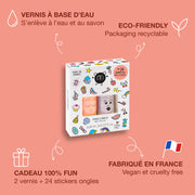 Nailmatic - Kids - Crac Nail Polish and Nail Stickers Set - product view