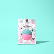 Nailmatic - Kids - Twin Split Bath Bomb - Pink / Lagoon Green - product view