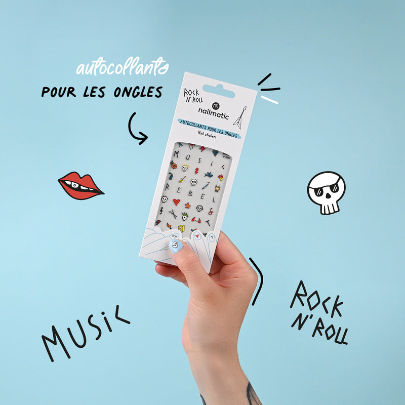 Nailmatic - Rock Nail Stickers (55 Pieces) - product view
