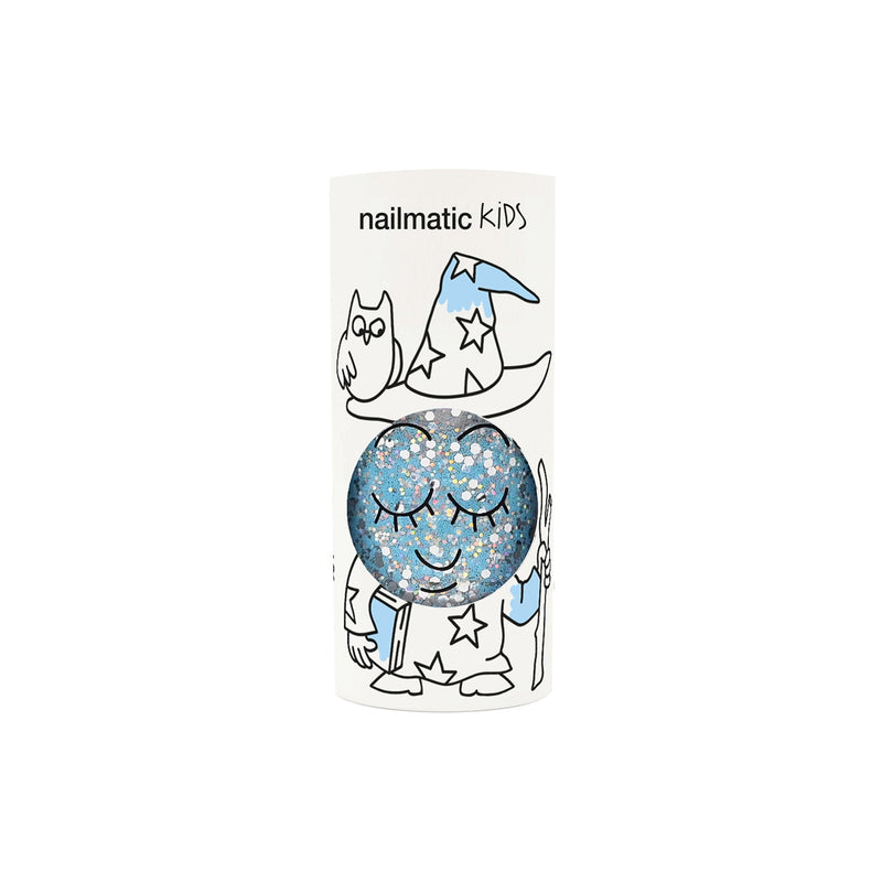 Nailmatic - Kids Water - based nail polish for kids - LUNA BLUE SPARKLING WATER Health & Beauty