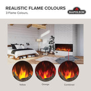 Napoleon - ASTOUND 62 FLEXMOUNT ELECTRIC FIREPLACE NEFL62AB Home & Kitchen