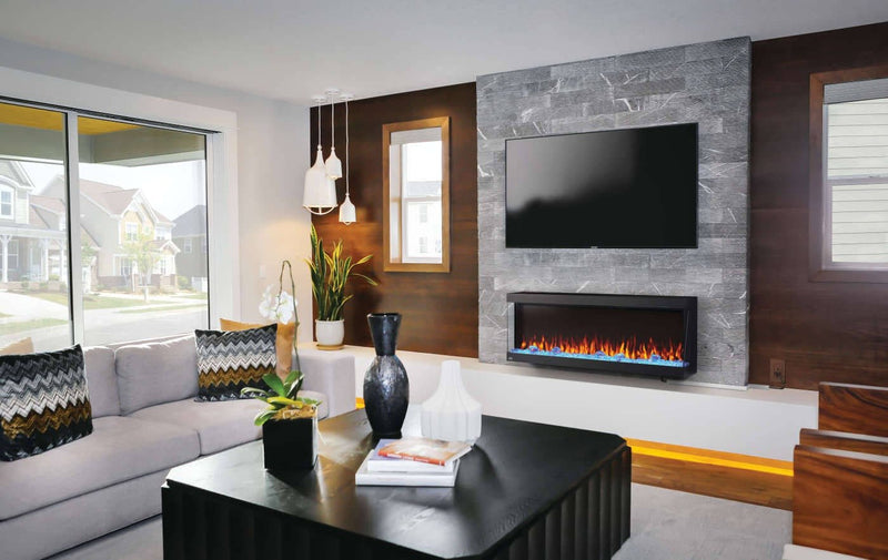 Napoleon - Trivista™ Pictura 50 | THREE - SIDED WALL HANGING ELECTRIC FIREPLACE NEFL50H - 3SV Home & Kitchen
