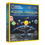 National Geographic - Glow-in-the-Dark Solar System Model Kit — product packaging.