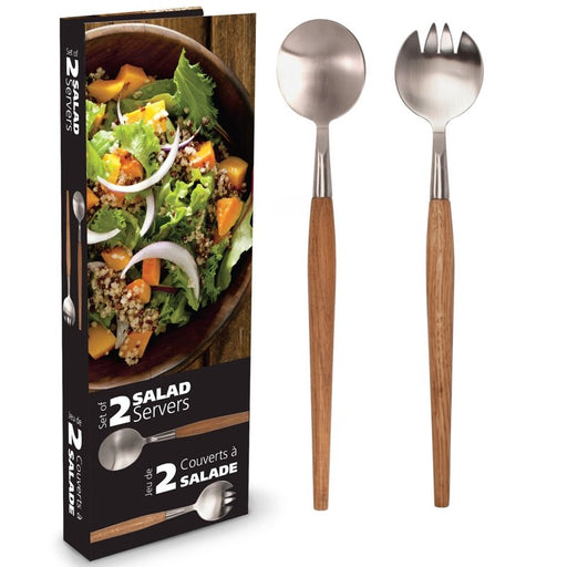 Natural Living - ACACIA Salad Servers Set Home & Kitchen
