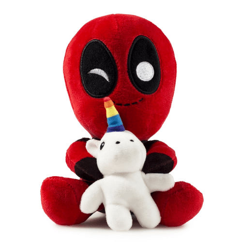 Neca - MARVEL - DEADPOOL w/UNICORN - 7.5" PHUNNY PLUSH Toys & Games