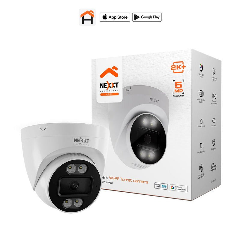 Nexxt - Smart Wi - Fi® Turret camera Cameras & Optics