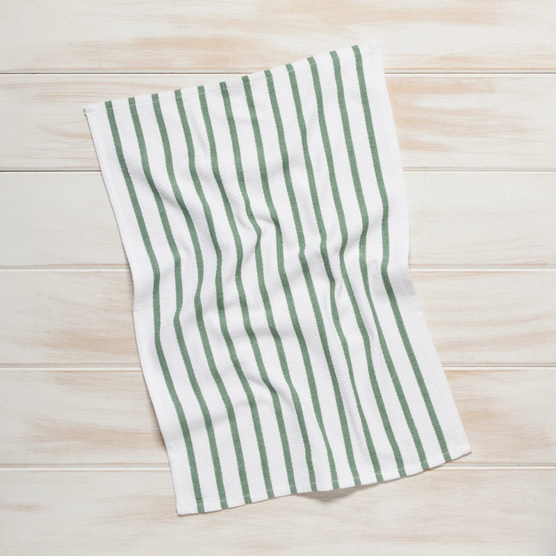 Now Designs - Basketweave Dishtowel Home & Kitchen Elm Green