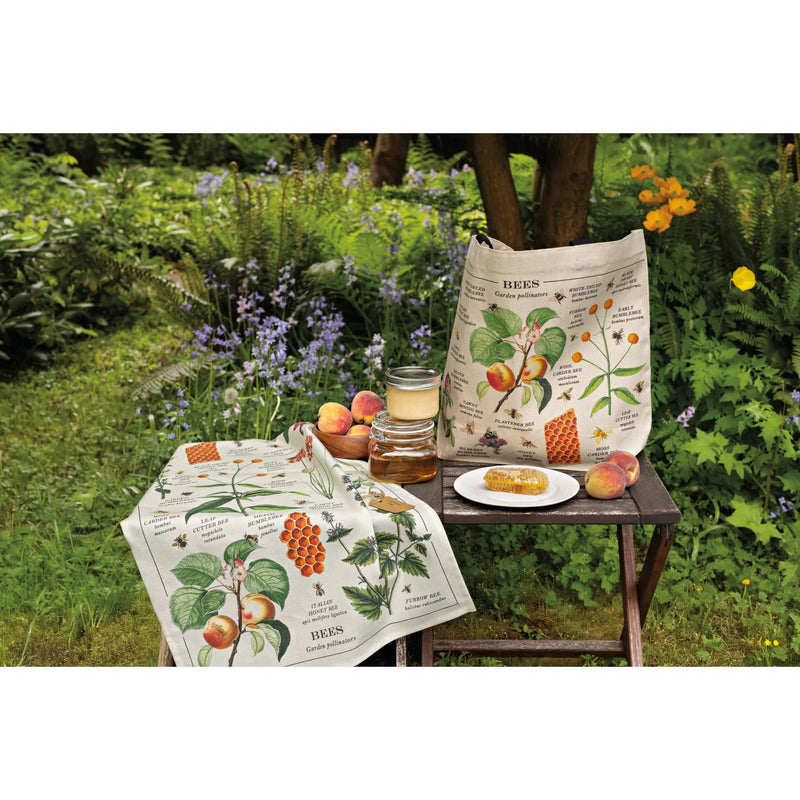 Now Designs - Bee Varieties Fine Print Dishtowel Home & Kitchen