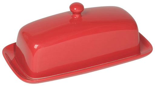 Now Designs - Butter Dish Rect Red Home & Kitchen