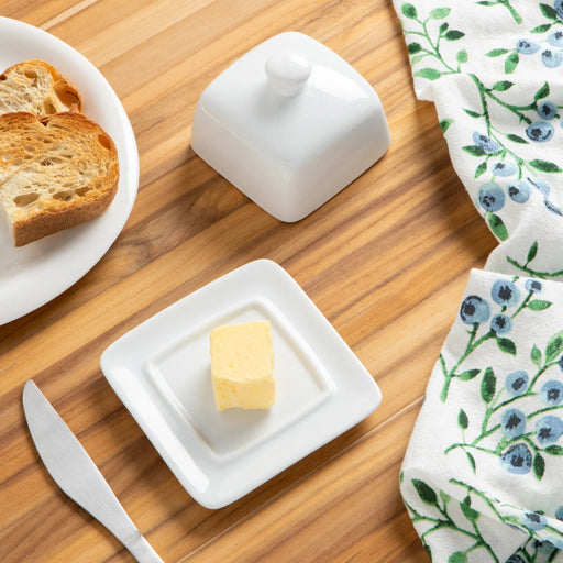 Now Designs - Butter Dish Square Home & Kitchen White