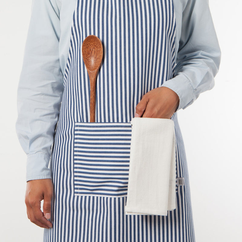 Now Designs - chef apron - Narrow Stripe Royal Home & Kitchen