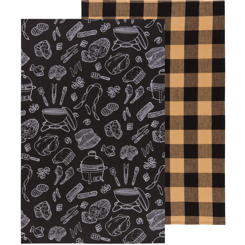 Now Designs - Dishtowels Set of 2 Home & Kitchen On The Grill