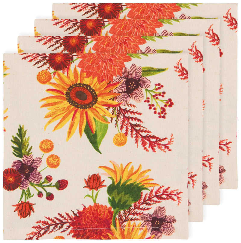 Now Designs - Napkins, Set of 4 | Sunflower Splendor