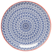 Now Designs - Plate Appetizer Home & Kitchen Blue Cross