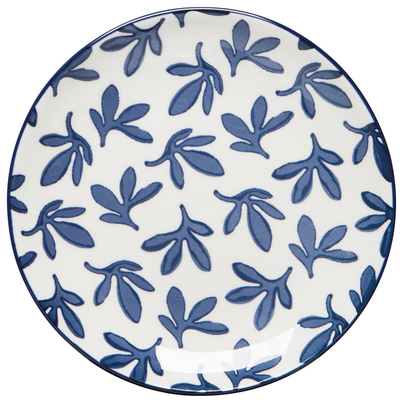 Now Designs - Plate Appetizer Home & Kitchen Blue Floral