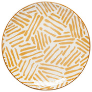 Now Designs - Plate Appetizer Home & Kitchen Ochre Lines