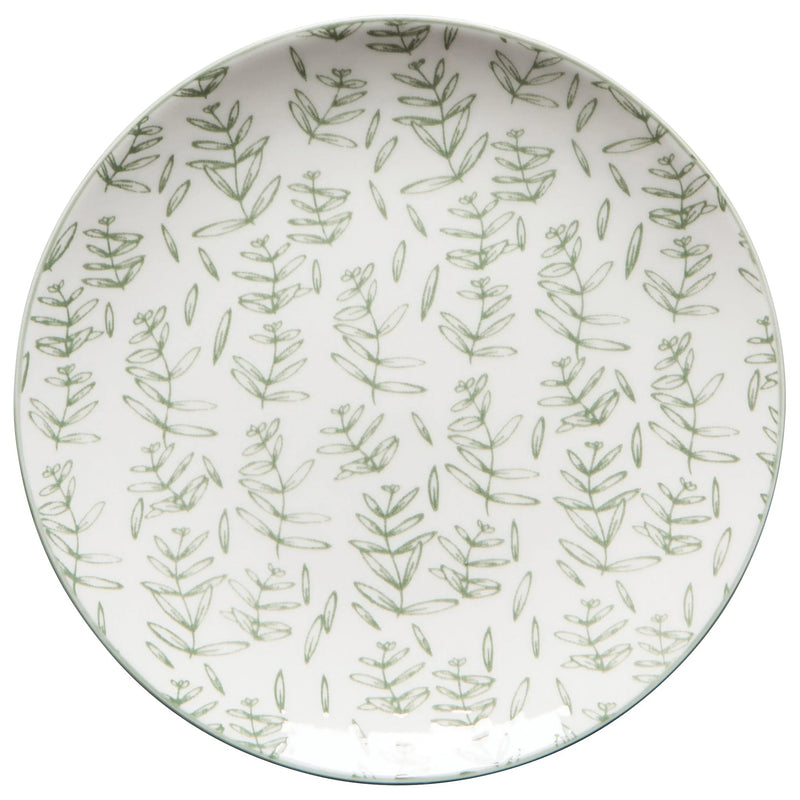 Now Designs - Plate Appetizer Home & Kitchen Sage Leaf