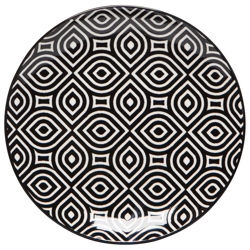 Now Designs - Plate Appetizer Home & Kitchen White Geo
