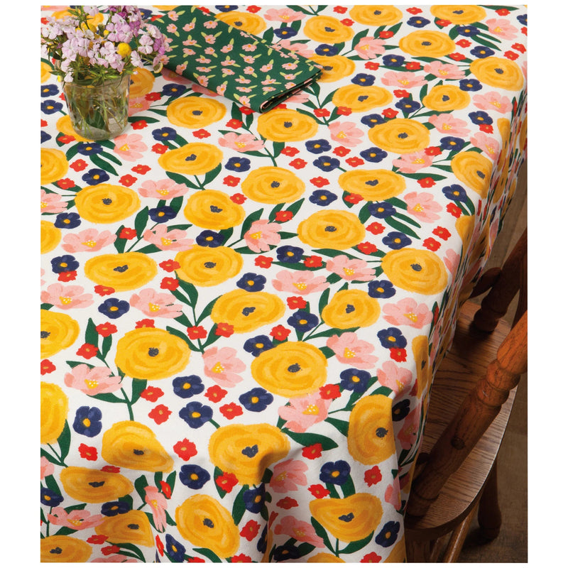 Now Designs - Tablecloth 60 x 90 inch Home & Kitchen Full Bloom