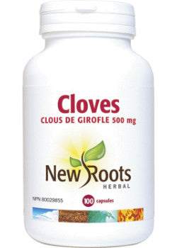 New Roots Herbal - Cloves 500MG - 100 Capsules
