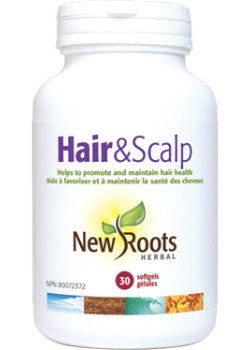New Roots Herbal - Hair & Scalp - 30 Softgels