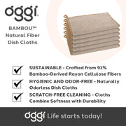 OGGI - Bamboo Kitchen Cloths Home & Kitchen Natural