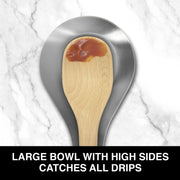 OGGI - Curved Spoon Rest Home & Kitchen Stainless Steel