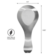 OGGI - Curved Spoon Rest Home & Kitchen Stainless Steel