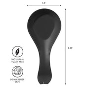 OGGI - Curved Spoon Rest Home & Kitchen Stainless Steel