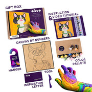 OKTO - COLORING WITH CLAY BY NUMBERS - CAT Games & Toys