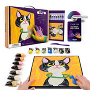 OKTO - COLORING WITH CLAY BY NUMBERS - CAT Games & Toys