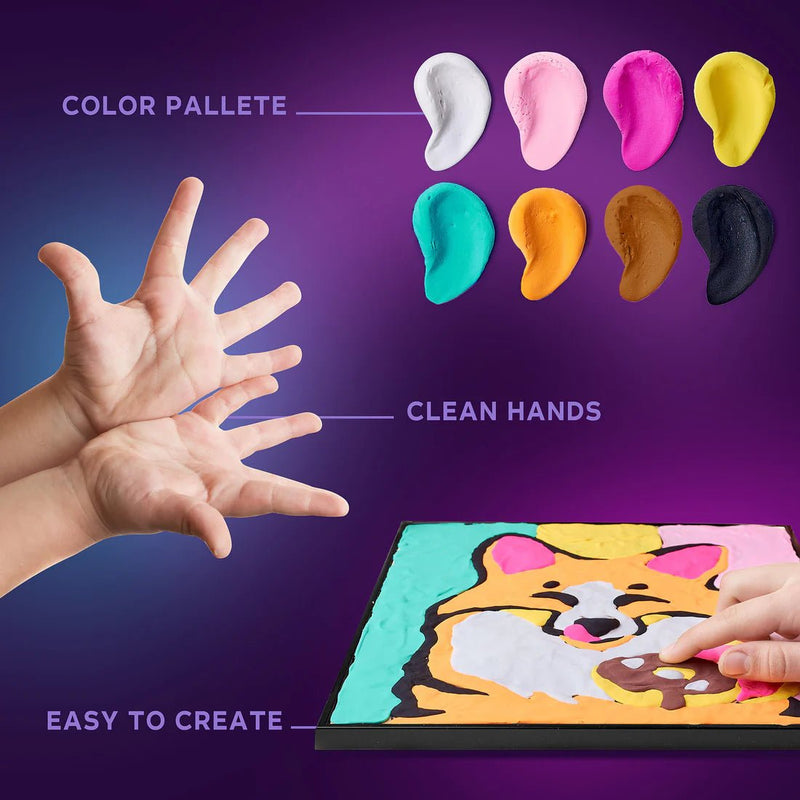 OKTO - COLORING WITH CLAY BY NUMBERS - Fox Games & Toys
