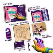OKTO - COLORING WITH CLAY BY NUMBERS - LLAMA Games & Toys