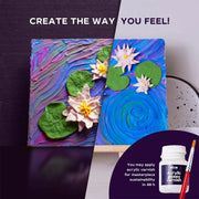 OKTO - DIY 3D CREATIVE PAINTING SET - WATER LILIES Games & Toys