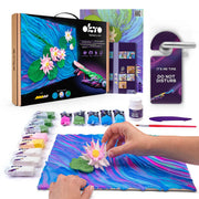 OKTO - DIY 3D CREATIVE PAINTING SET - WATER LILIES Games & Toys