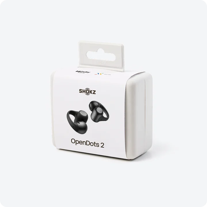 Shokz - Shokz OpenDots 2 True Wireless Earbuds Clip On