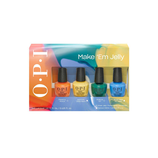 OPI - Nail Lacquer Make Em Jelly Mini Pack 4 Pcs Beauty & Personal Care