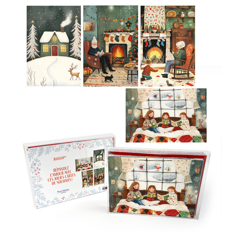 PBI - SIGNATURE - Chaleur du Foyer Holiday Cards (Set of 8)