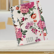 PBI - ACADEMIC AGENDA 2026 - 2027 - LARGE 1W/2P - SOFT FLOWERS Office Supplies