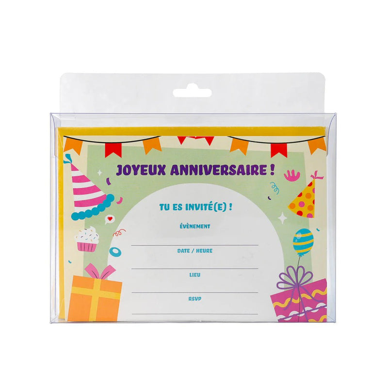 PBI - INVITATION SETS : KIT FOR BIRTHDAY - PRESENTS (FR) Arts & Entertainment