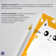 PBI - NOTEPAD - CHAT JAUNE Games & Toys